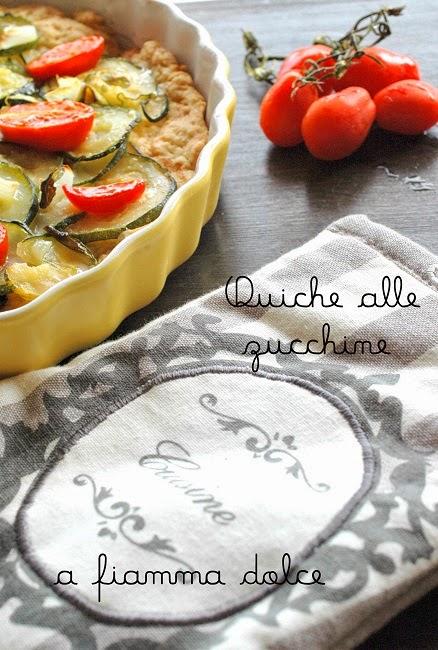 Quiche alle zucchine e pomodorini