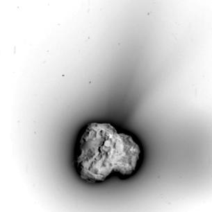 67P nucleo e chioma 2 agosto 2014