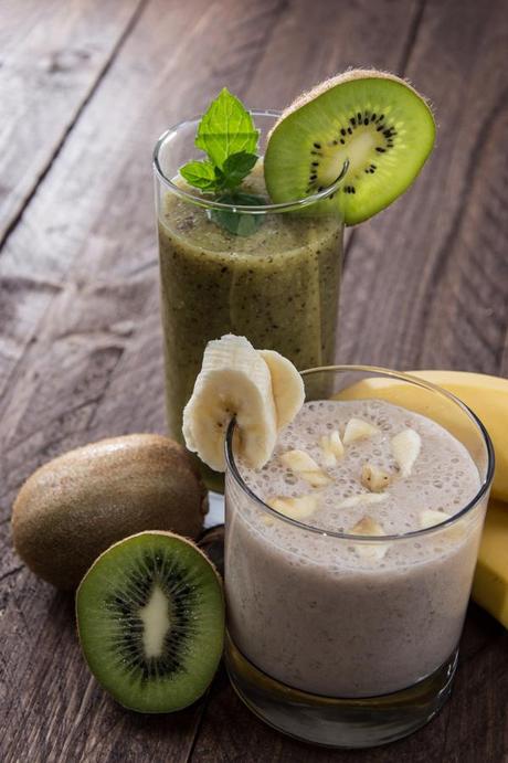 Frullato di kiwi e banana