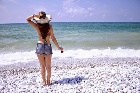 Outfit || Camo & Flowers bikini