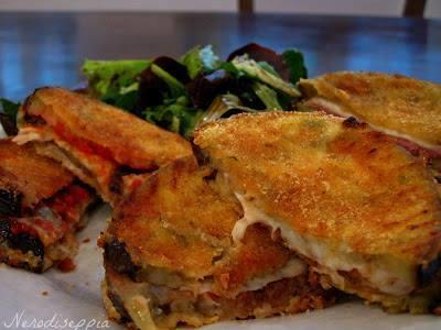 Panini di melanzane al forno