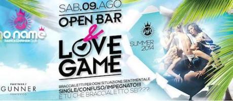 NoName Lonato (Bs): 9/8 Love Game, 10/8 Domenica d