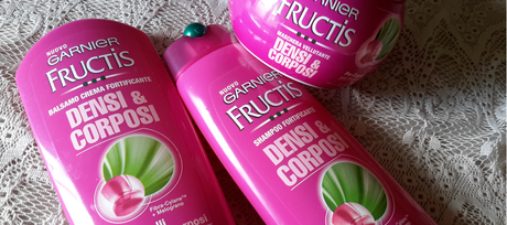 FRUCTIS DENSI & CORPOSI: shampoo, balsamo e maschera vellutante. [Opinione e recensione]