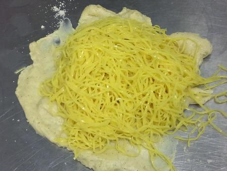 Delizia di tagliolini al gorgonzola dolce.