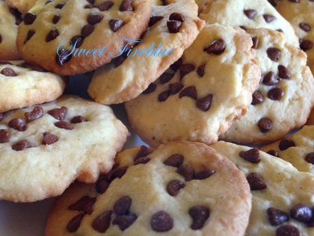 Cookie al cioccolato......biscotti croccanti con gocce di cioccolato!