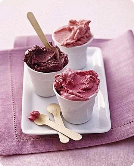 Gelati di yogurt ai piccoli frutti