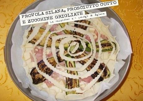 La mia cena: sfoglia con provola, cotto e zucchine grigliate! La mia cena: sfoglia con provola, cotto e zucchine grigliate!