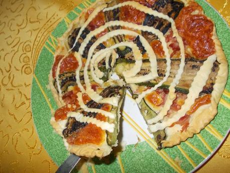 La mia cena: sfoglia con provola, cotto e zucchine grigliate! La mia cena: sfoglia con provola, cotto e zucchine grigliate!