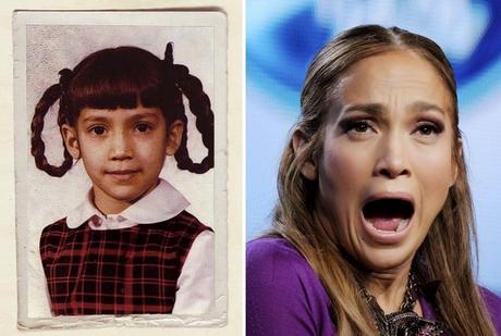 Jennifer Lopez da bambina era tutta una treccina