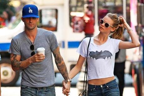 Adam Levine e Behati Prinsloo