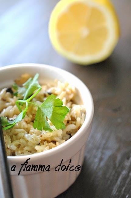 Riso basmati al limone e tartufo