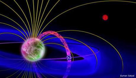 Ciambella di plasma intorno ad un pianeta extrasolare creata dagli ioni provenienti dalla ionosfera della sua esoluna