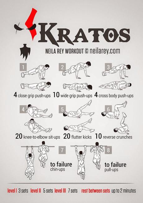 kratos workout rey