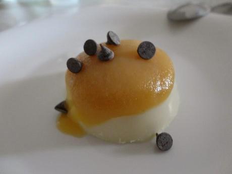 Panna cotta con Salsa Butterscotch