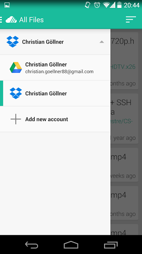  Unclouded per Android scova i file doppi su Dropbox e Google Drive