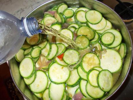 Pane saltato con zucchine