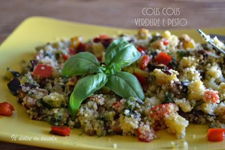 Cous cous di verdure e pesto