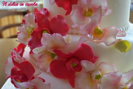 Tutorial orchidea in gum paste , How to make gum paste orchid