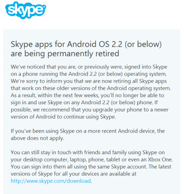 skype 378x400 Skype non più compatibile con Android 2.2 Froyo news  skype Android 2.2 Froyo 