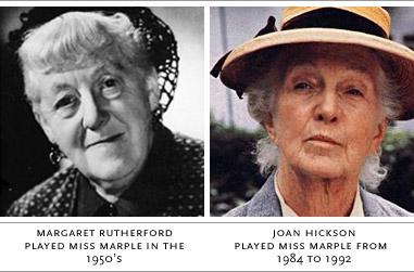 Due dei volti più noti di Miss Marple