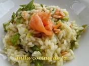 Risotto salmone taccole