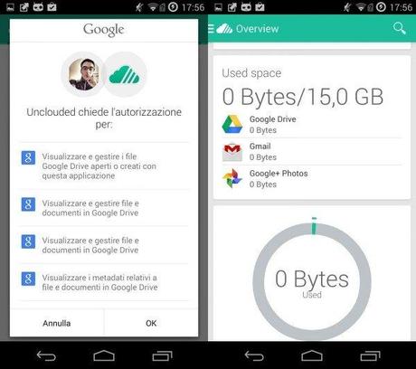unclouded 4 600x533 Unclouded: come gestire i nostri archivi cloud con ununica app applicazioni  play store google play store 