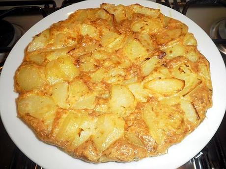 Frittata con farina di ceci e patate