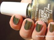 [NOTD] Maybelline Forever Strong Super Stay Days #861 Gold Emeralds