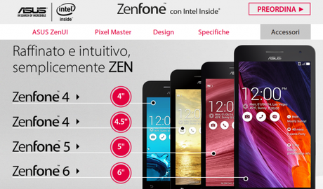 Asus Zenfone 600x353 ASUS Zenfone ora ufficialmente disponibili al preordine in Italia smartphone  asus zenfone 6 asus zenfone 5 asus zenfone 4 asus zenfone 