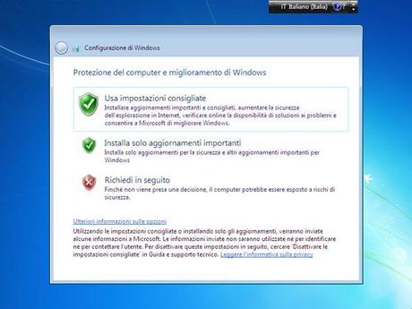 Come formattare il PC ed installare Windows 7?