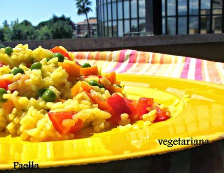 La paella vegetariana...ovvero quando la paella finisce nell'orto