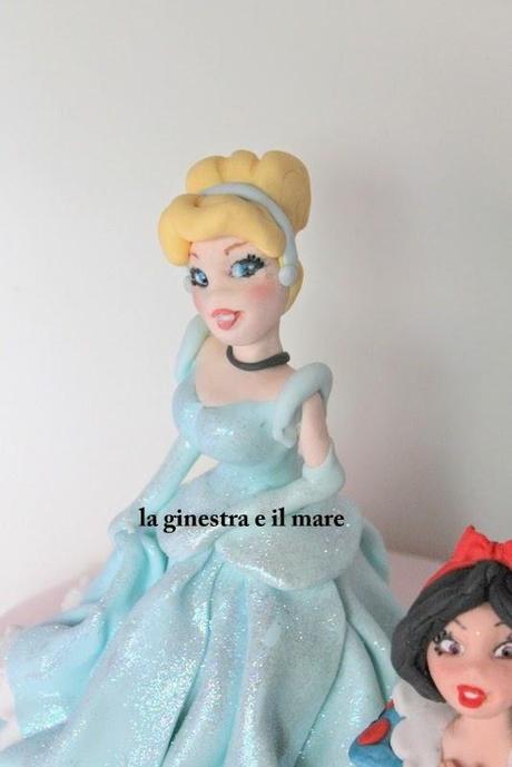 Cenerentola e Biancaneve - cake topper principesse Disney