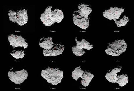 ESA Rosetta 67P Big CAT mosaic 6 - 17 agosto