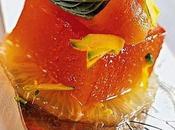 Gelatina arance rosse, pompelmo, papaia mela verde.