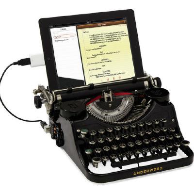 macchina da scrivere con usb per tablet