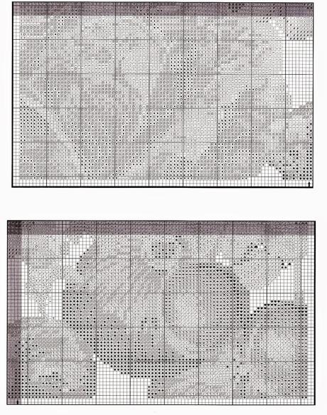 Schema a punto croce - cuscino estivo con frutta e verdura dell'orto