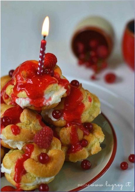 bignè con gelato di riso e miele3