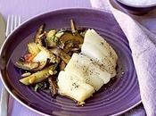 Halibut melanzane peperoni.