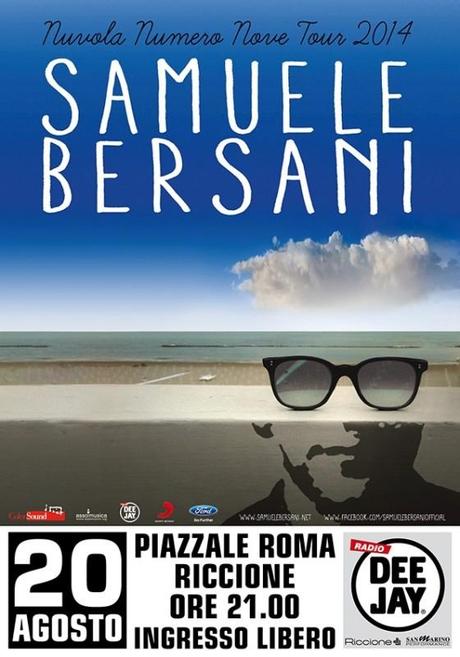 Locandina concerto Bersani