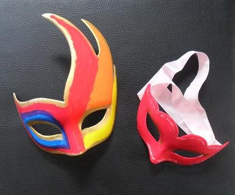 Maschere decorate da Camilla