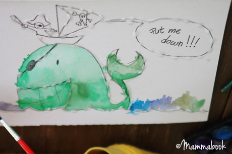 Attività artistiche per bambini: il trucco per dipingere con gli acquarelli – How to easy watercolor paint for small kids