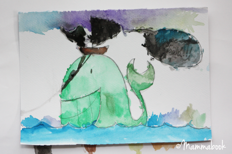 Attività artistiche per bambini: il trucco per dipingere con gli acquarelli – How to easy watercolor paint for small kids