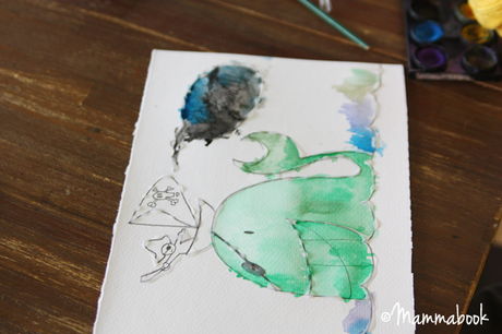 Attività artistiche per bambini: il trucco per dipingere con gli acquarelli – How to easy watercolor paint for small kids Attività artistiche per bambini: il trucco per dipingere con gli acquarelli – How to easy watercolor paint for small kids