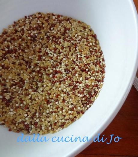 Taboulé di boulgur e quinoa