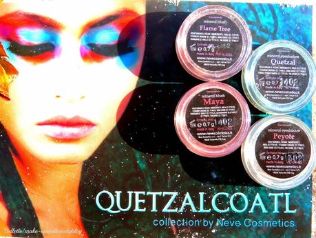 L'essenza del make-up: Peyote + Quetzal coll. Quetzalcoatl by neve Cosmetics!