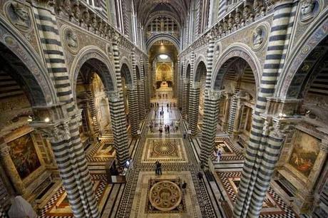 A Siena il pavimento preferito dal Vasari