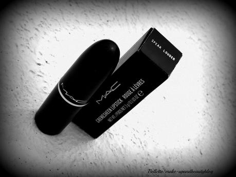 MAC - Speak Louder lipstick...Souvenir Cosmeticosi!