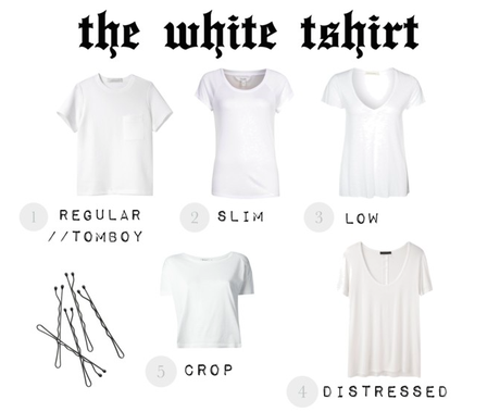 MUST HAVES: WHITE TSHIRT MUST HAVES: WHITE TSHIRT