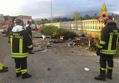 Ultraleggero precipita a Scalea, due morti