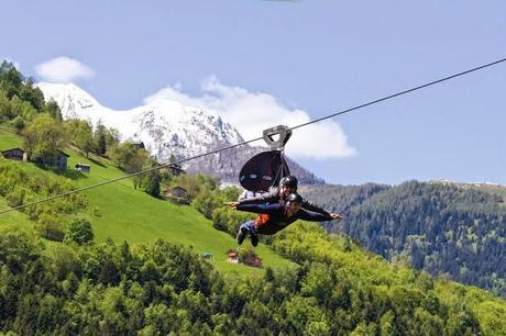 Quella volta che ho volato (sospesa a una fune sopra la Valtellina)